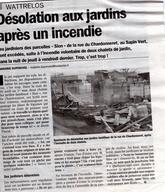 La désolation au terrain Sion